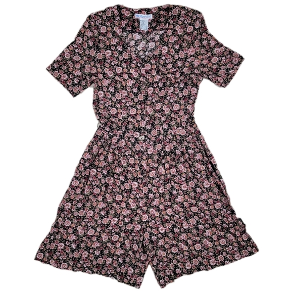 VINTAGE FLORAL ROMPER - Picture 2 of 4